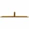 Ekena Millwork Portland Rough Sawn Timber Gable Bracket, Western Red Cedar, 84"W x 21"H x 2"D x 4"F, 6/12 Pitch GBW084X21X0204POR00RWR - alternate 2